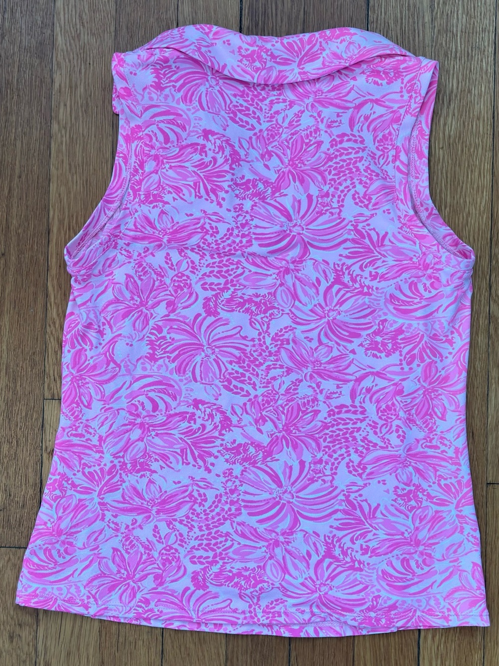 LILLY PULITZER x Meryl Sleeveless Shirt Top *Foxy Llama* Pink XXS - Picture 4 of 7